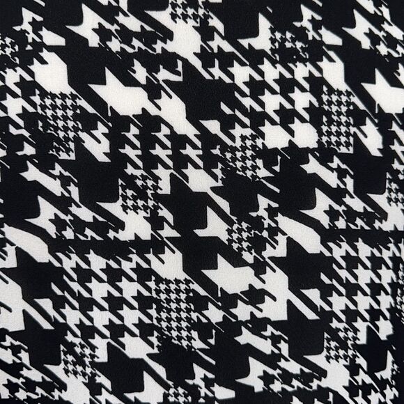 Chico’s Tunic Size 2 (12) Houndstooth Lightweight Flowy - Picture 3 of 16